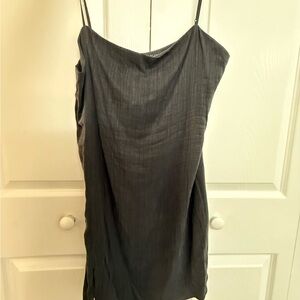 Zara Black Mini Slip Dress